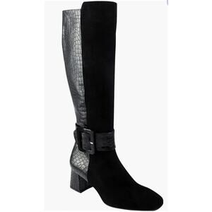 NWOB Ron White Loris Onyx Knee High Boots